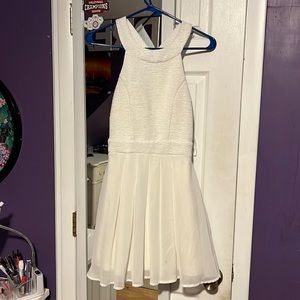 White cocktail dress, size small
